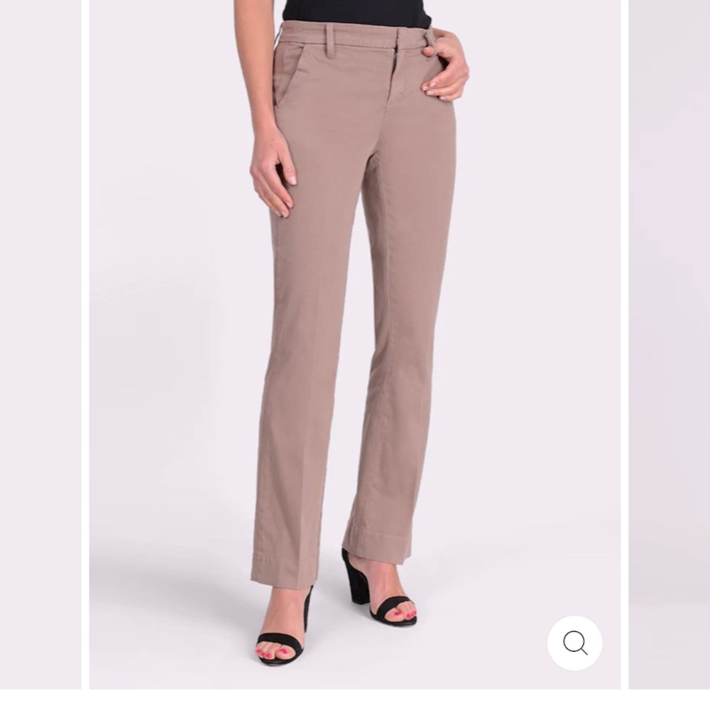 new LILA RYAN JENALYN BOOTCUT TROUSER GRAY VIOLET